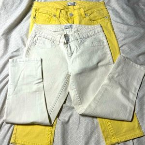 Pair of Seven 7 capris jeans
